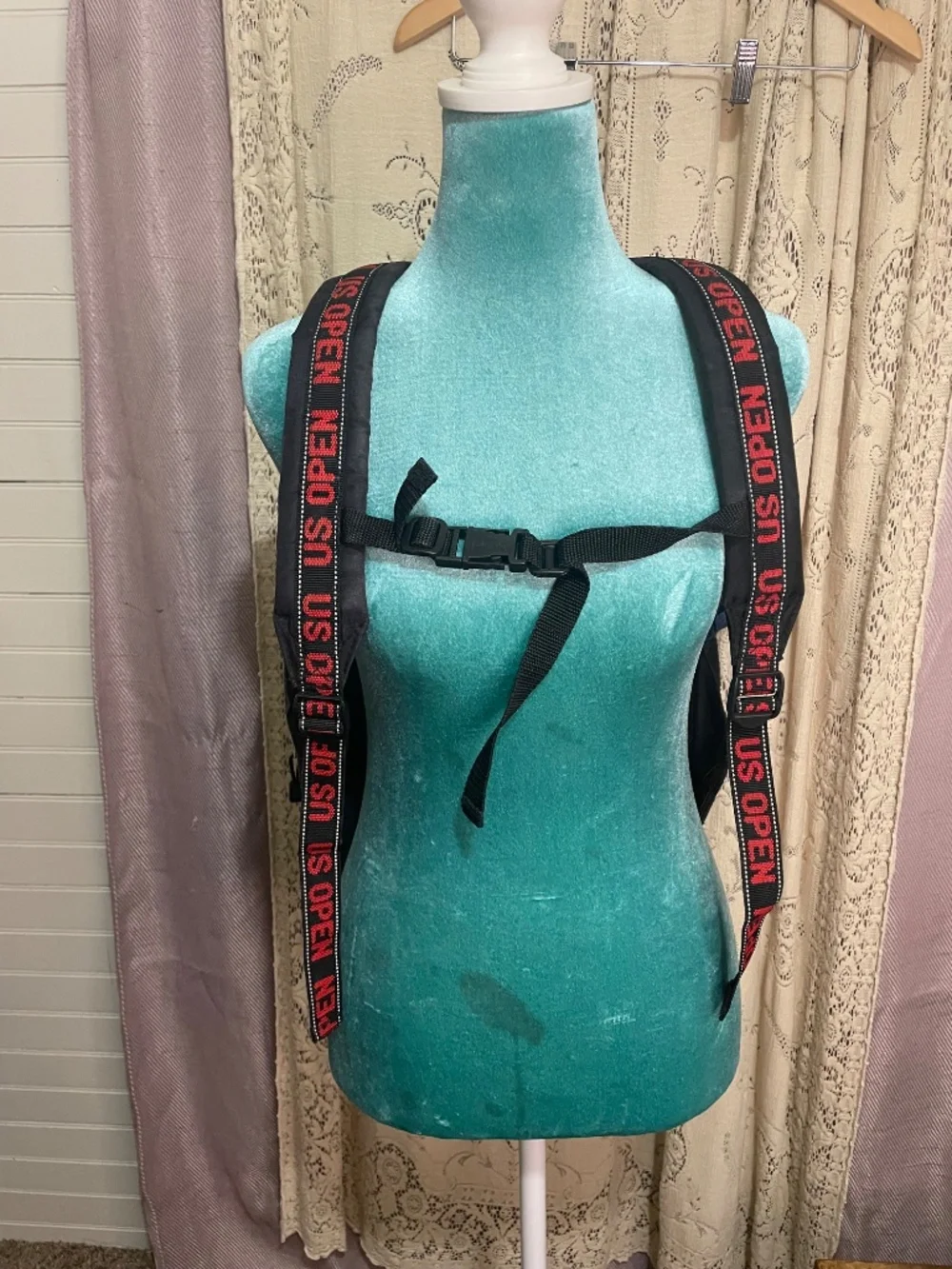 Wilson: vintage US Open nylon tennis backpack